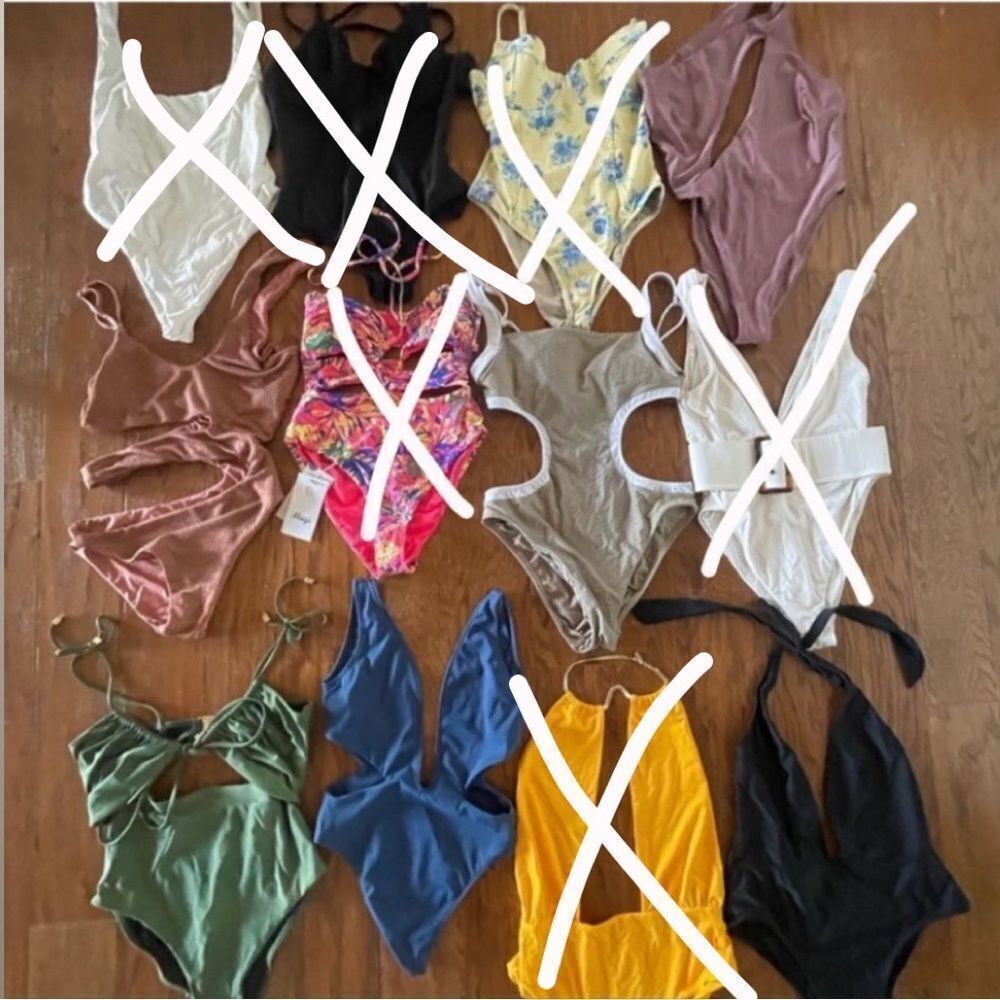 One piece swimsuit bundle